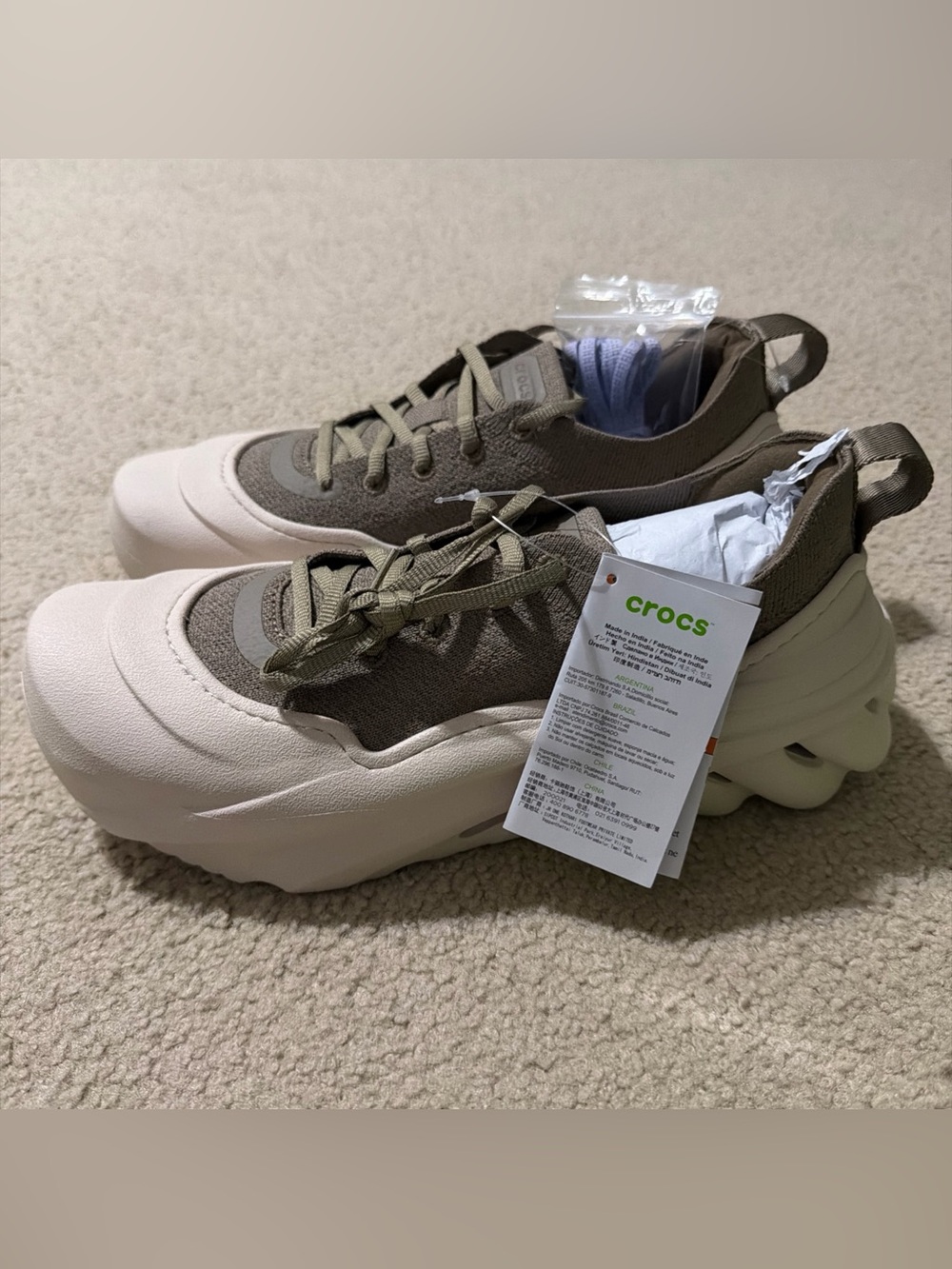 Crocs Echo Surge Mens 8 Womens 10 Clogs Shoes Slip Ons Sandals 210079-260 NEW